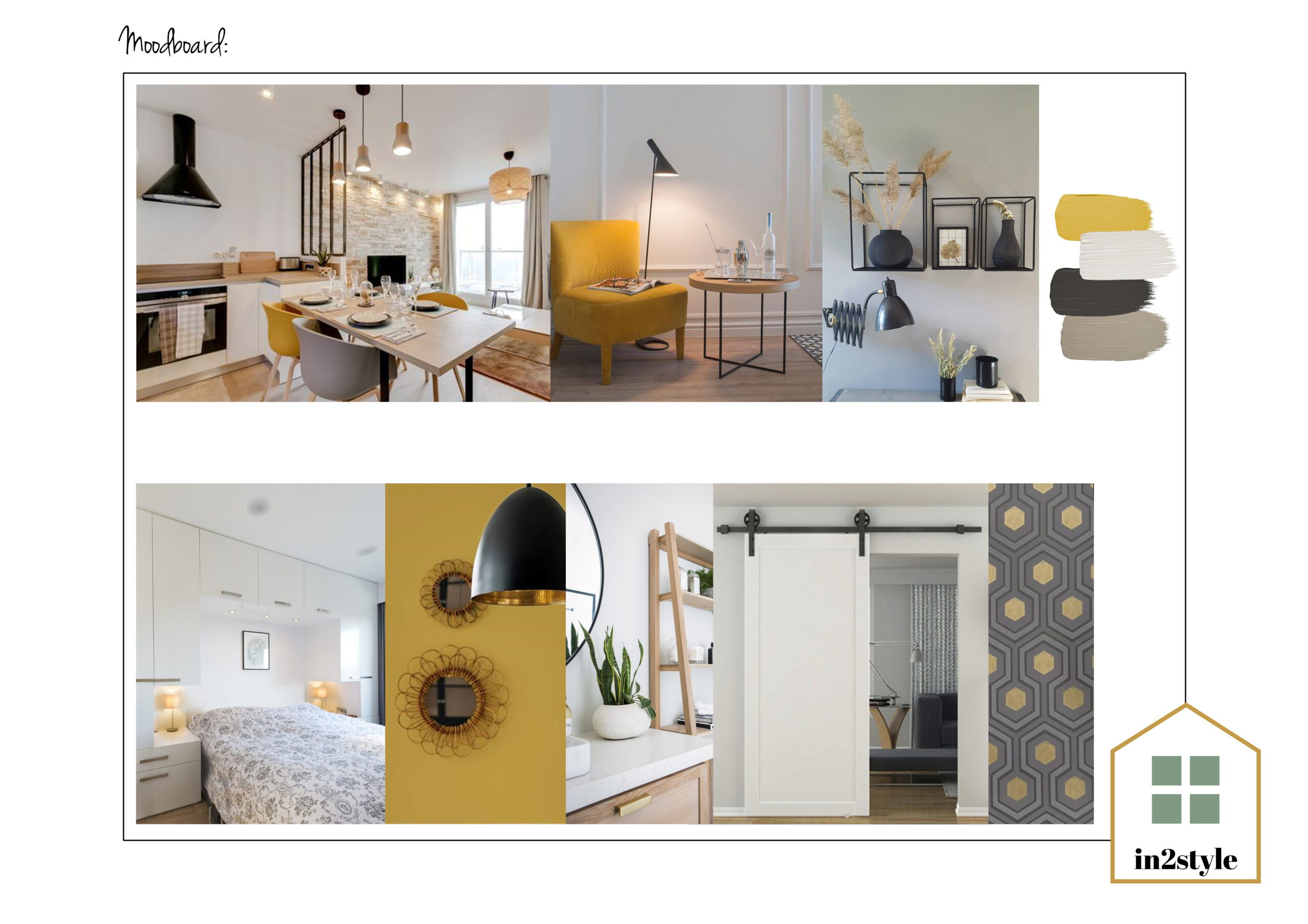 In2style interieuradvies.<br />
Moodboard